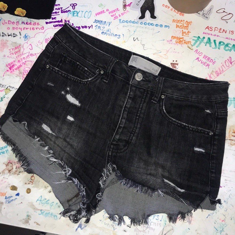 Black shorts